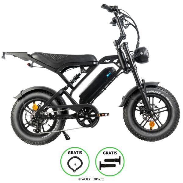 V20 Pro Mini Fatbike – Siyah – Halka Yuvası