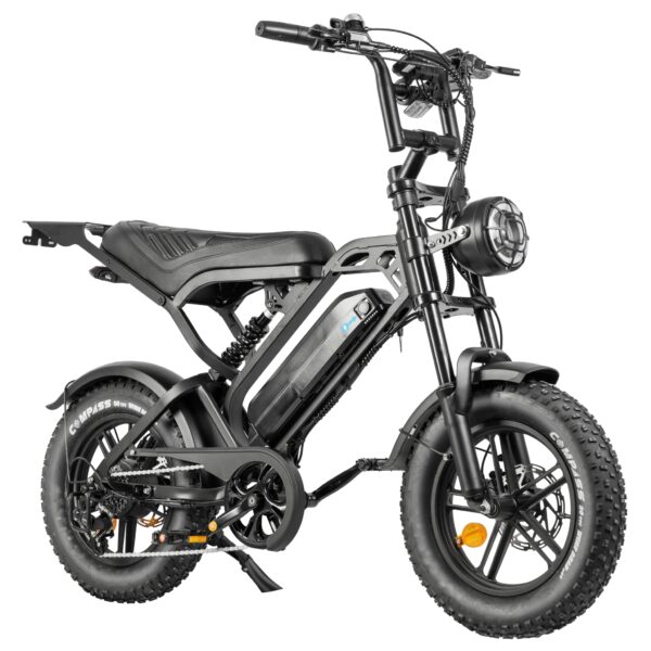 V20 Pro Mini Fatbike – Siyah – Halka Yuvası