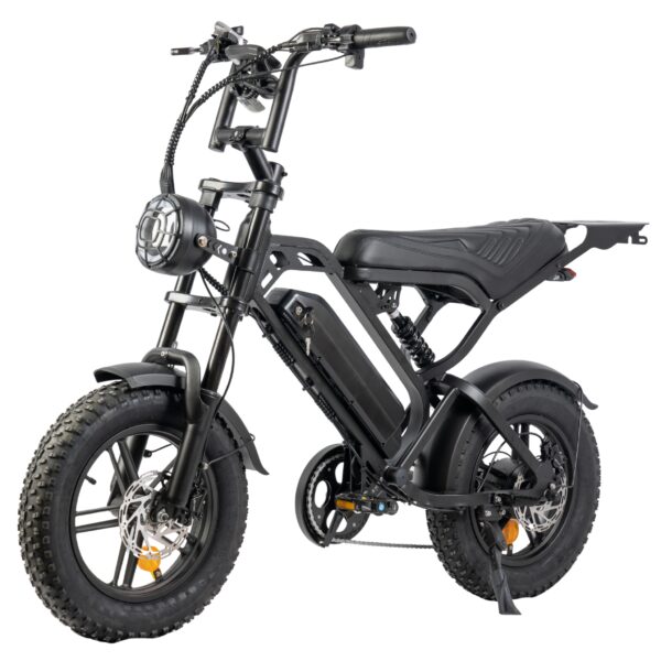 V20 Pro Mini Fatbike – Siyah – Halka Yuvası