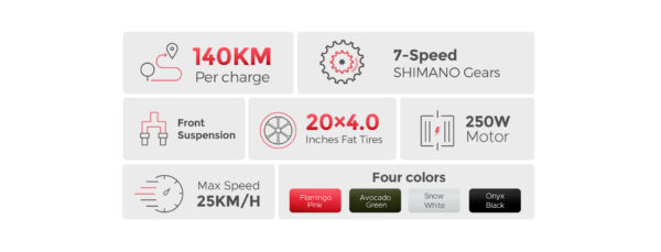 ENGWE L20 – Fatbike – Pembe